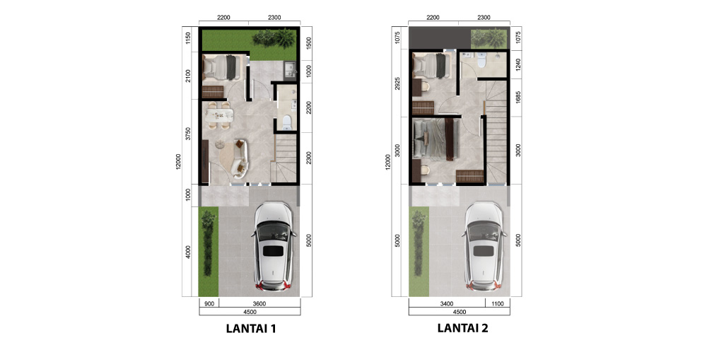 Tipe Pad-X 3BR @ Cluster Pad-Home