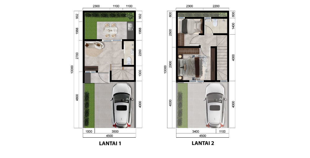 Tipe Pad-Z 2BR @ Cluster Pad-Home