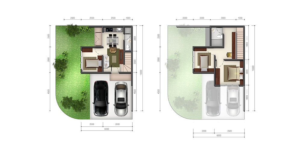 Tipe L6 Sudut @ Cluster Callysta 2 Residence