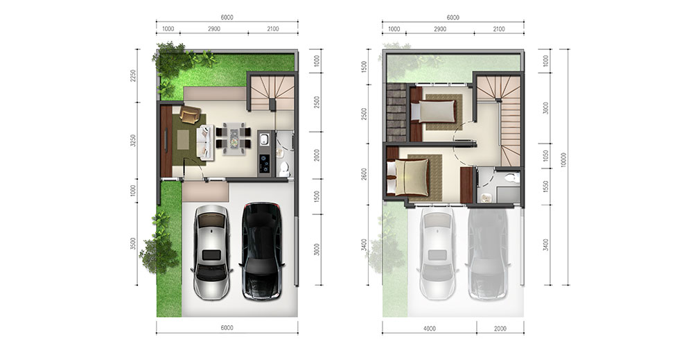 Tipe L6 Standard 2 @ Cluster Callysta 2 Residence
